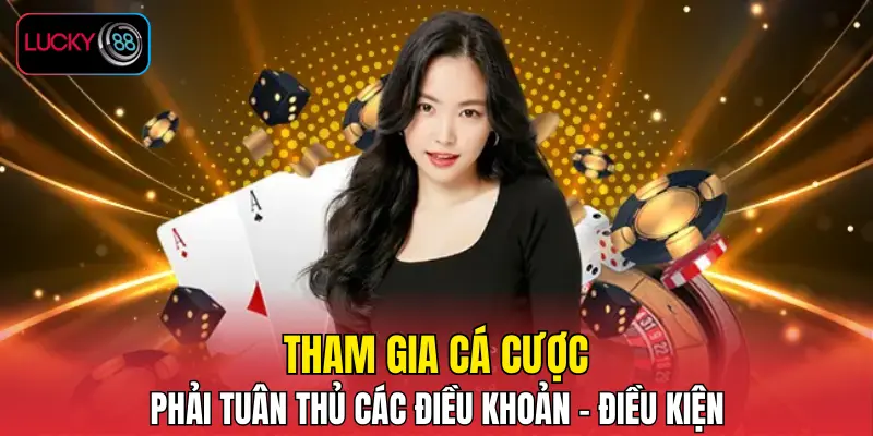 Tham gia cá cược phải tuân thủ các điều khoản - điều kiện